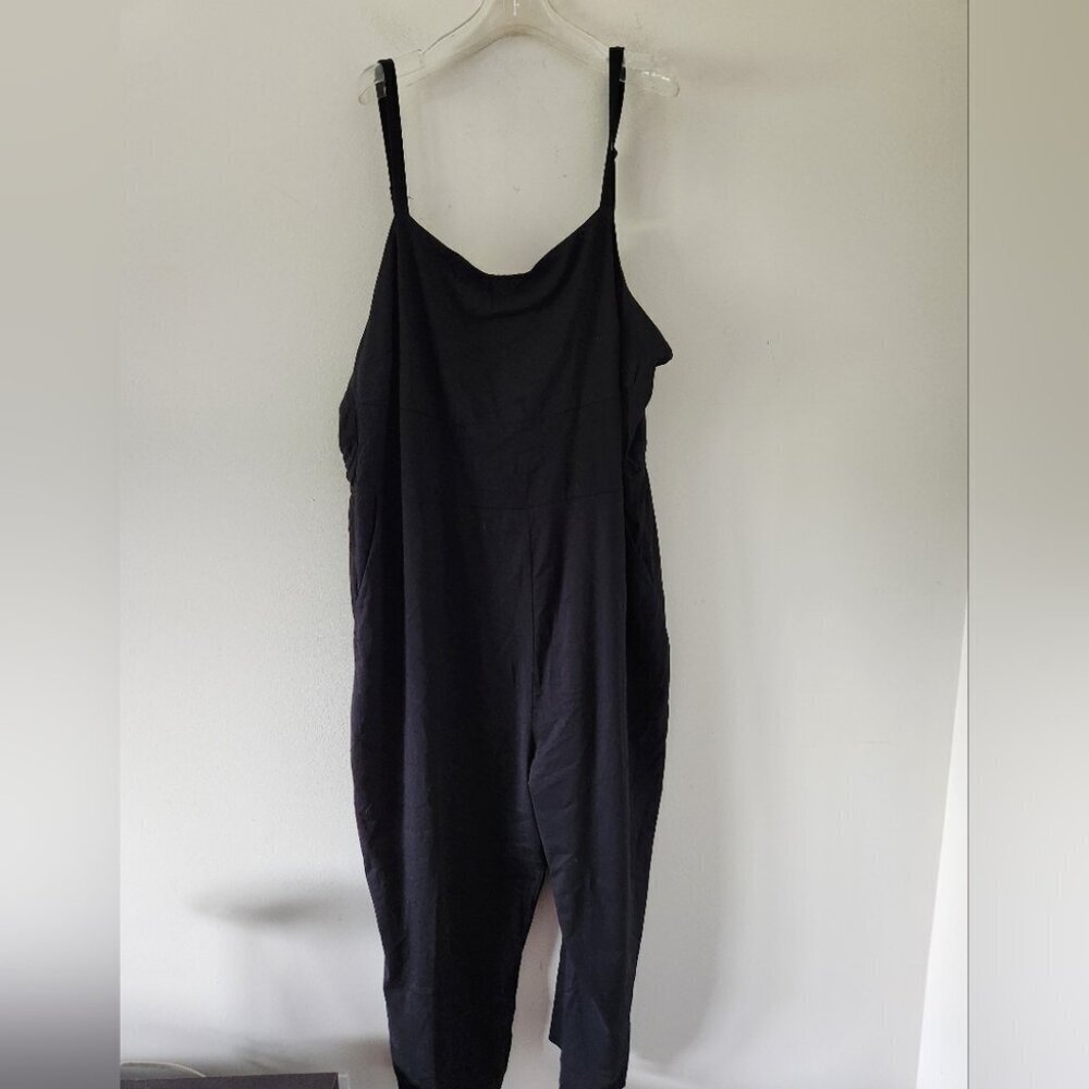 TORRID | Stretch Challis Tie Back Wide Leg Jumpsuit Sz 3X - Picture 3 of 9